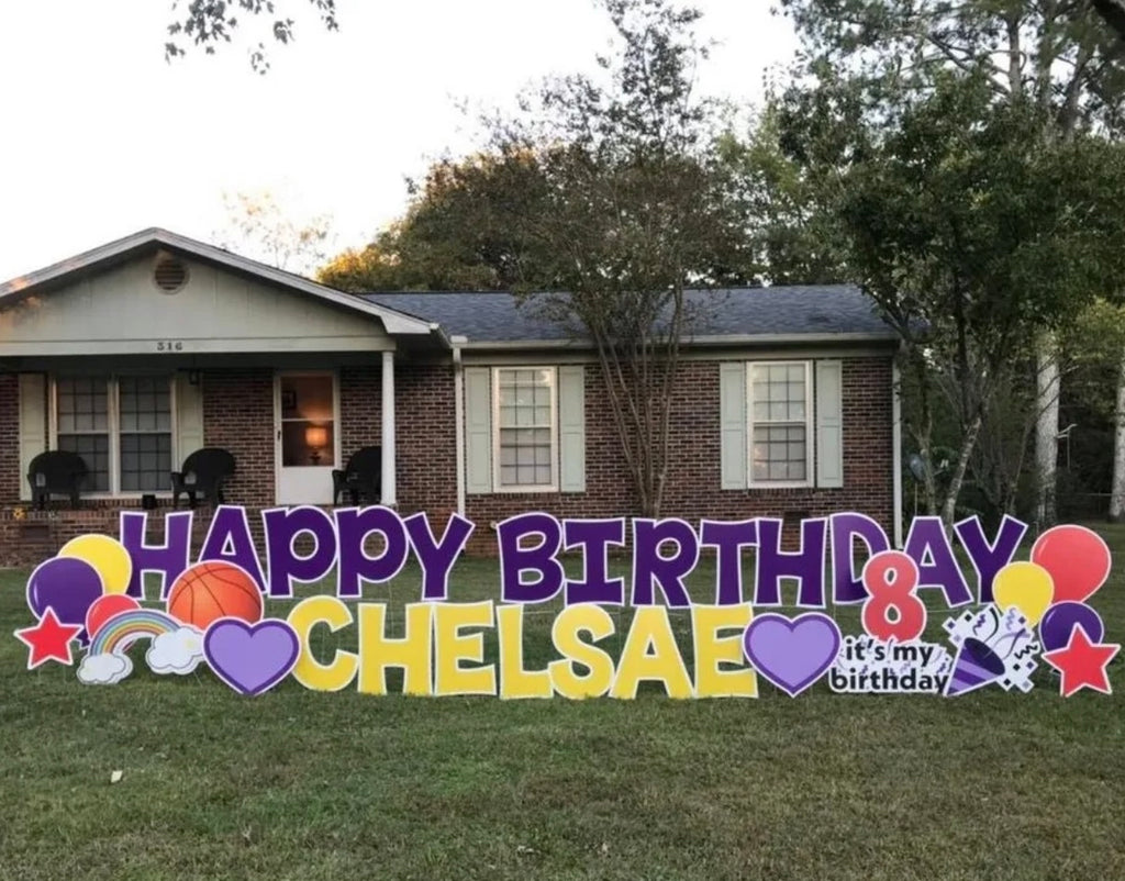Yard Card Basic - Happy Birthday