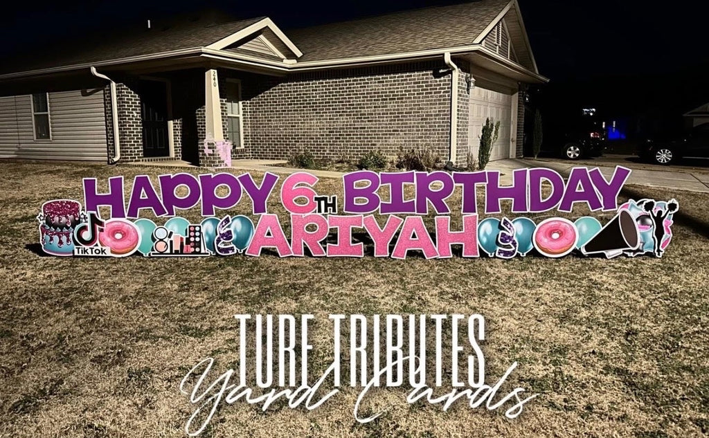 Yard Card Basic - Happy Birthday